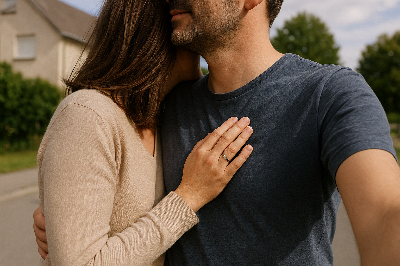 Clara et Julien, en couple depuis 9 ans.